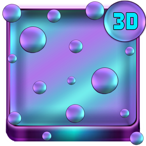 Neon 3D Next Launcher theme icon