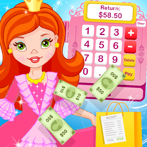 Pink Princess Grocery: Cash Register Supermarket icon
