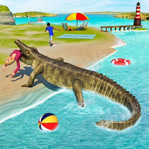 Animal Crocodile Attack Sim icon