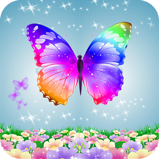 Butterfly wallpapers ❤ Kawaii backgrounds icon
