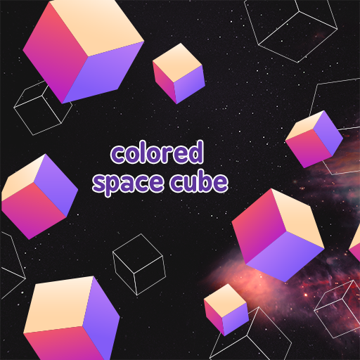 Colored Space Cube (Cube Matching) icon