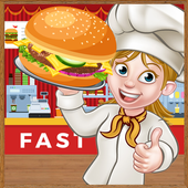 Burger Master Fast Food Maker Cooking Games icon