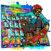 Skate Graffiti Boy Keyboard Theme on 9Apps