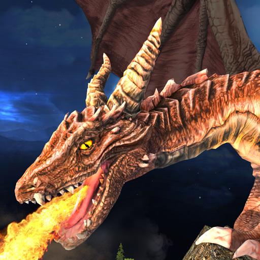 Dragon Simulator: Fire Flying Fury Dragon Mania icon