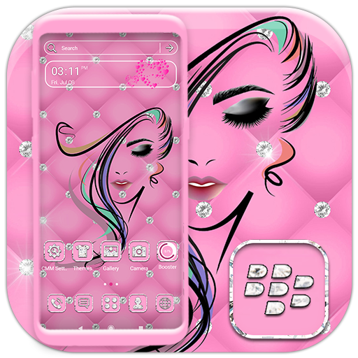 Girly Pink Launcher Theme icon