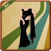 Indian Saree Photo suit icon