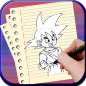 How to Draw Dragon Ball Z on 9Apps