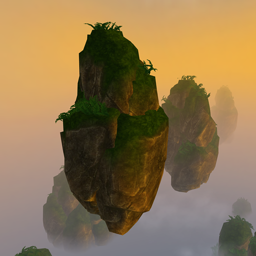 Floating Islands 3D Wallpaper icon