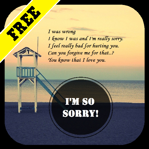 Apologize and Sorry Greeting Card Quotes &amp; Message icon