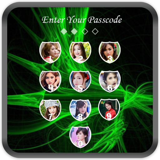 Neon Green Lock Screen icon