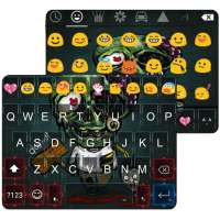 Cute Zombie Emoji Keyboard Theme on 9Apps