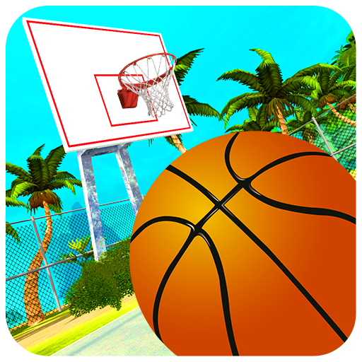Basketball 3d: play dunk shot icon