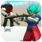 Super Saiyan Blue Goku Crime Battle City Gangster icon