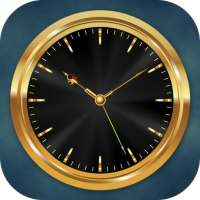 Luxury Golden Clock Live Wallpaper on 9Apps