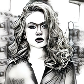 ikon Pencil Sketch Editor -Pencil drawing