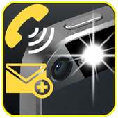 Flash Alert on Call and SMS on 9Apps