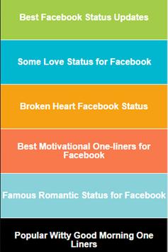 Best Facebook Status screenshot 2