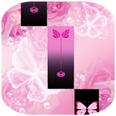 Pink Butterfly Piano Tiles icon