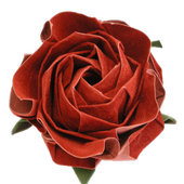 ikon Como fazer rosas de Origami