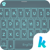 3D Neon Tech Keyboard icon