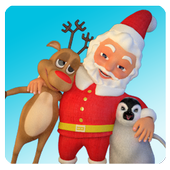 Talking Santa Claus &amp; Helpers icon