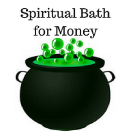 Spiritual bath for money icon