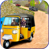 Offroad Uphill Modern Auto Tuk Tuk Rickshaw Drive icon