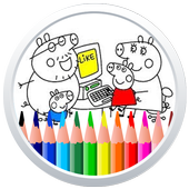 Pegi Piggi Coloring icon