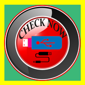 USB OTG checker-sticks drive icon
