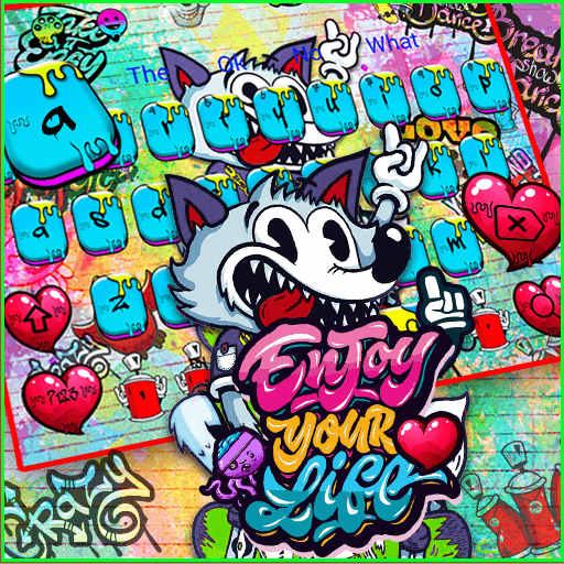 Graffiti Monkey Keyboard Theme icon