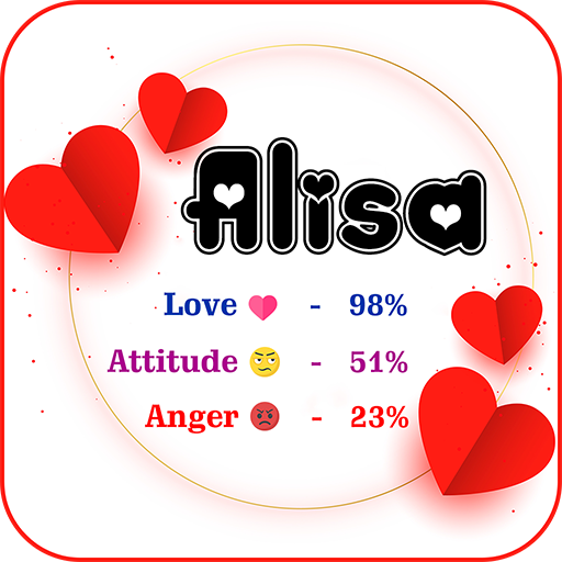 Full Name Percentage Count : Love, Attitude % icon