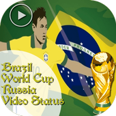 Brazil World Cup Russia Video Status icon