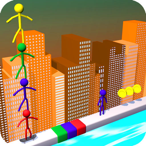 Stacking Stickman Color - Stack And Jump icon