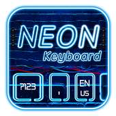 Bàn phím Neon xanh lam on 9Apps