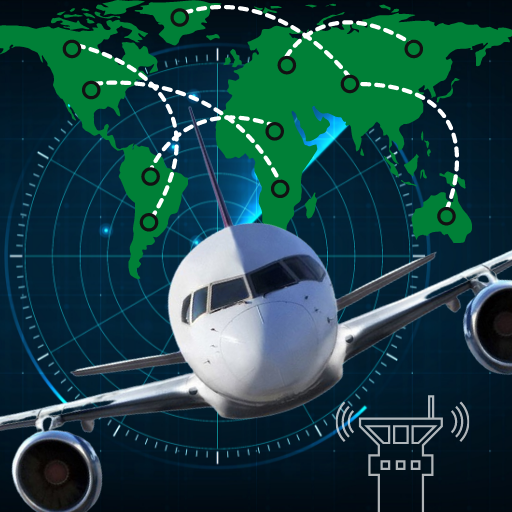 Air traffic control online icon