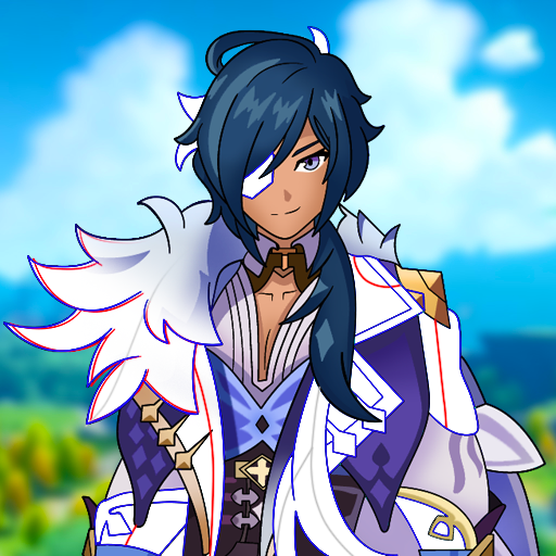 How to draw Genshin Impact icon