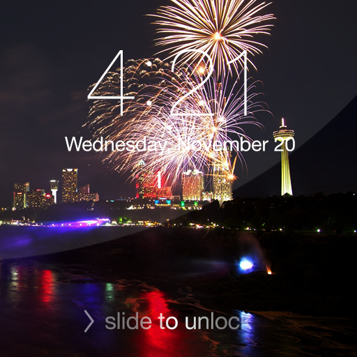 NewYear Neon 2022 Lock Screen icon