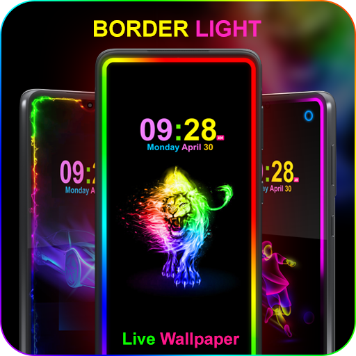 Border Light Live Wallpaper &amp; EDGE Border Light icon