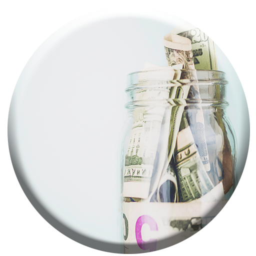 Money saving tips icon