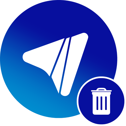 Delete Account Tele icon