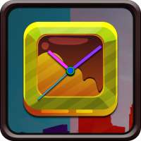 Candy  Clock Live Wallpaper