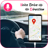 Voice Driving Direction : GPS Navigation &amp; Maps icon
