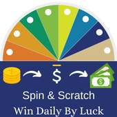 Spin & Scratch- Win Daily By Luck