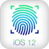 iOS 12 Lock Screen Style أيقونة