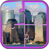 Villes Jeu de Puzzle icon