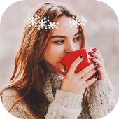 Winter Crown Stickers – Ice Princess Camera icon