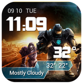 ikon Info Cuaca Harian Bertema SC