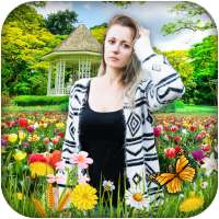 Garden photo frame editor