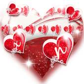 Motyw klawiatury Love Heart on 9Apps