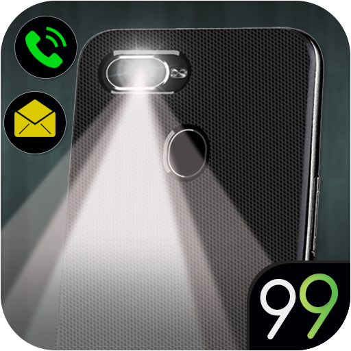 Flashlight on Call &amp; SMS 2020 : Flashlight Alert أيقونة